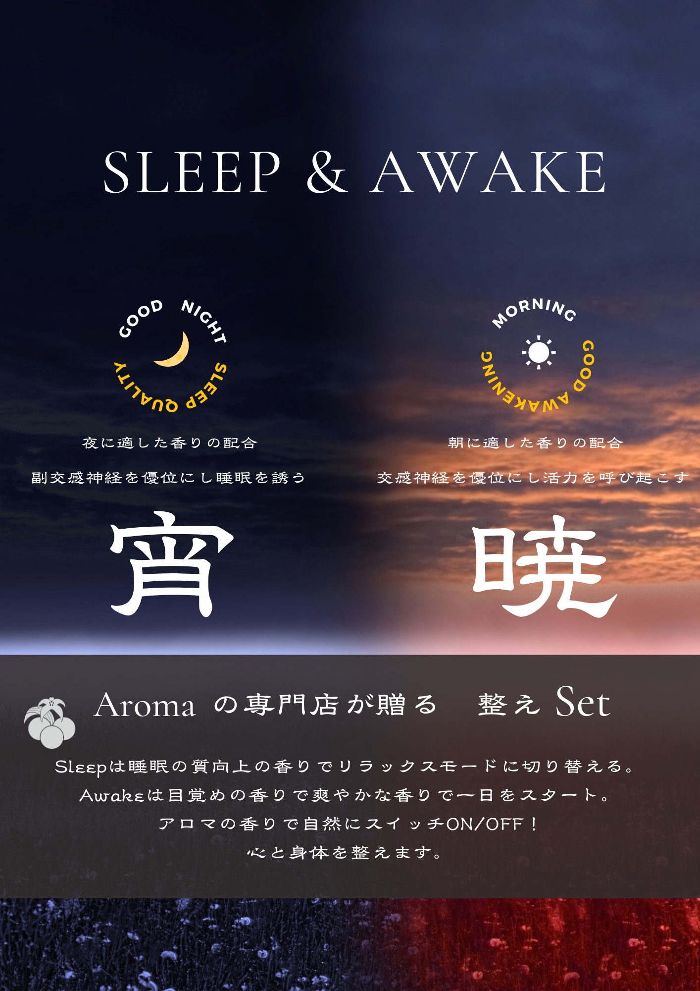 ピローミスト SLEEP & AWAKEセット